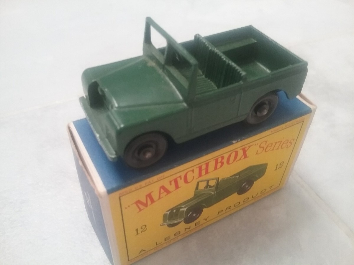 MATCHBOX No.12 LAND ROVER SERIES Ⅱ Vintage Matchbox No 12 Land Rover Series II With Original