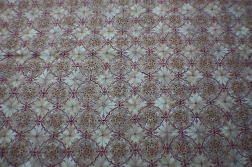 Cotton - Cotton Blend Fabric - Judy Hand Screen Print - 3 yards - Picture 2 of 4