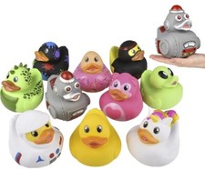 Big Rubber Ducky Collectible Mix 5.5" Alien, Robot, Dinosaur, Splat, Ninja, Co