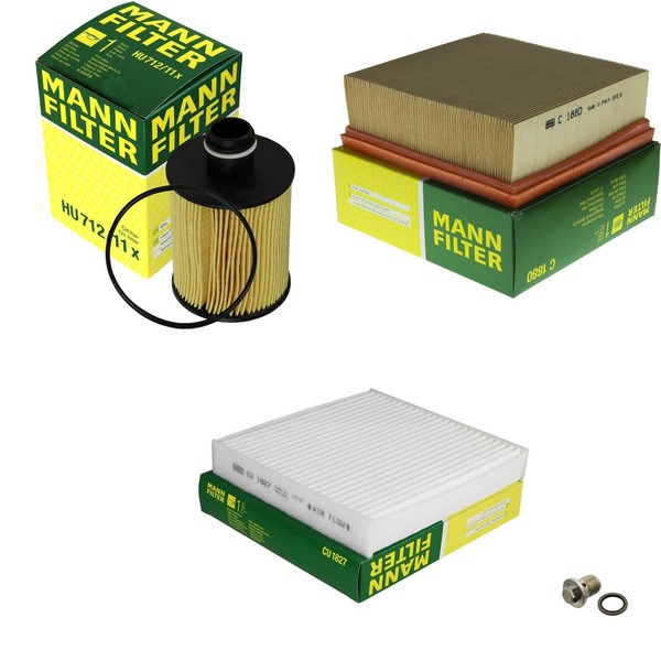 Mann-Filter Inspektionspaket Filterset FüR Fiat Sedici 1.9 D Multijet 4X4-image