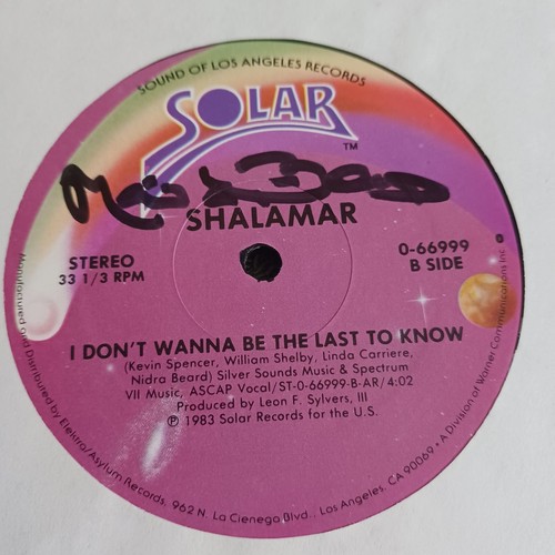 Shalamar - Dead Giveaway (Solar - 0-66999) I Don't Wanna Be The Last To Know - Bild 2 von 4