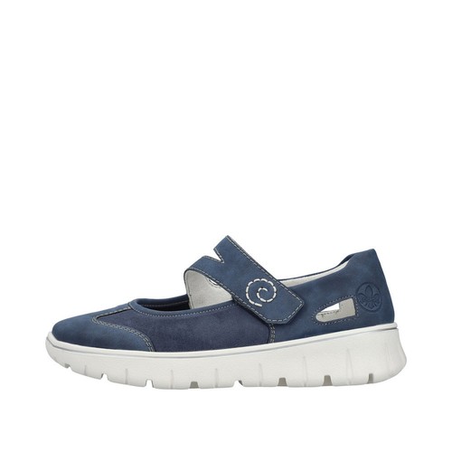 Rieker Mujer Mocasines Ancho H Cierre Ligero Relleno Suelto Suela Eva N1350 - Imagen 3 de 8