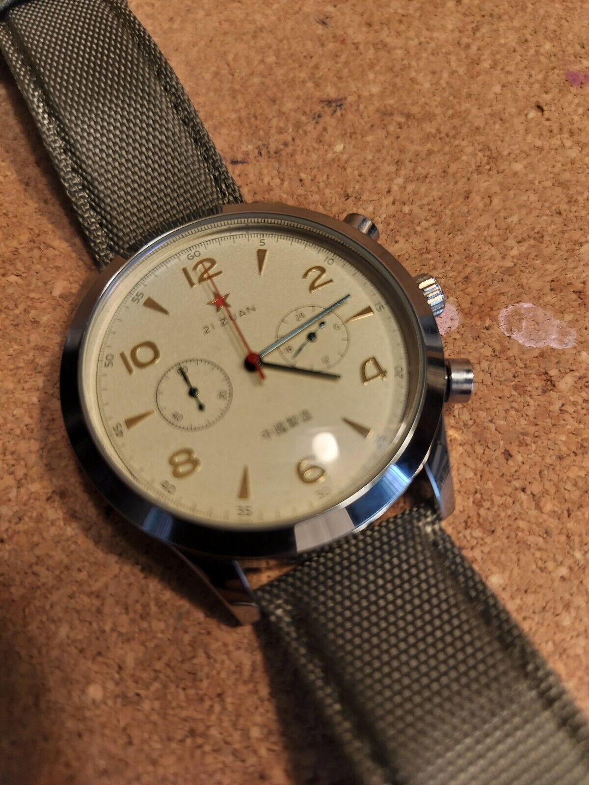 1963 Style Quartz Pilot Watch Classics Quartz Chronograph Army