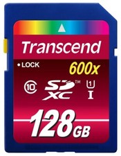 Transcend 128GB SDXC Class 10 UHS-I Memory Card TS128GSDXC10U1