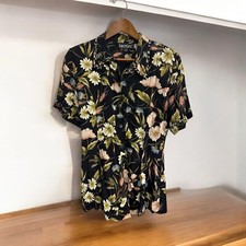 Vintage Y2K Karen Kane button up Floral Blouse Top women’s size 6 made in USA
