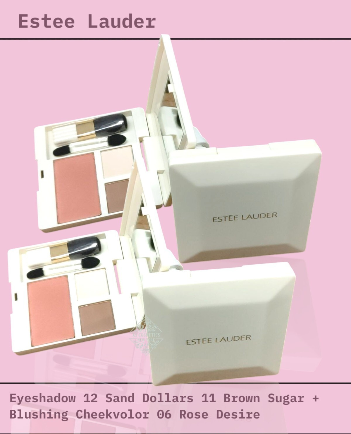 2 x Estee Lauder Compact Disc Eyeshadow blush -NEW PACK OF 2 3790₽