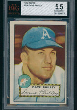 1952 Topps Dave Philley #226 BVG BGS 5.5 EX+ Philadelphia Athletics