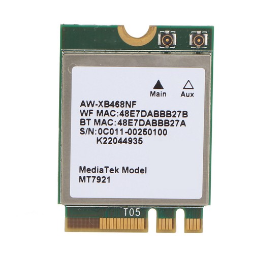 MT7921 NGFF M.2 Card 1800Mbps 2.4Ghz 5Ghz Dual Band WiFi Wireless NDE - Photo 11/12