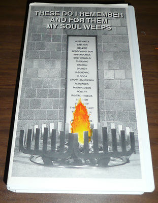 Benjamin Netanyahu Address (1995) U.S. Holocaust Memorial Center VHS + FREE DVD