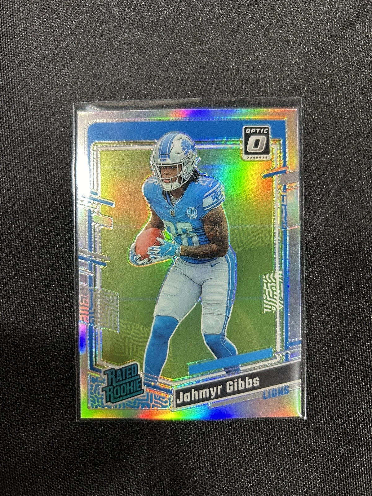 2023 Panini Donruss Optic - Rated Rookie Holo Prizm #236 Jahmyr Gibbs (RC)