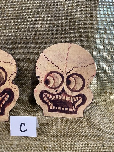 U Choose Vintage Inspired Toothy Skeleton Skull Halloween Cardstock Decoration - Picture 4 of 11