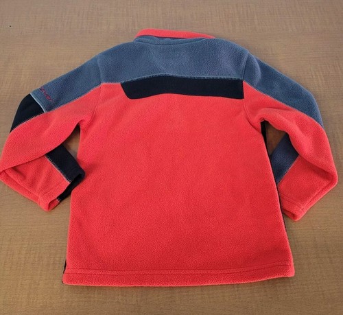 Obermeyer Boys 3/4 Zip/ Color Block Pattern/ Fleece Pullover Size Small - Picture 10 of 11