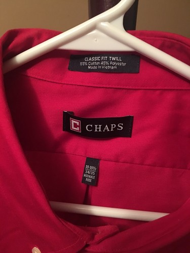 Chaps Button Up 18-18 1/2 - Picture 3 of 6