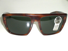 VINTAGE B L RAY-BAN USA THICK ACETATE TORTOISE G15-UV CRYSTAL DRIFTER SUNGLASSES