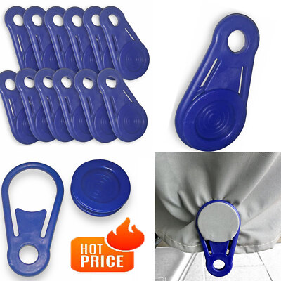12 Stück Planenspanner Plannenhalter Plannenösen Clip Klemme Planen Halter Ösen