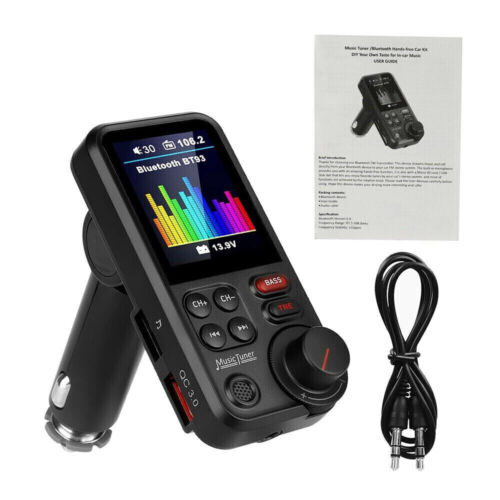 FM Transmitter Bluetooth5.0 KFZ Dual USB Auto Ladegerät für Handy Radio Adapter - Bild 16 von 17