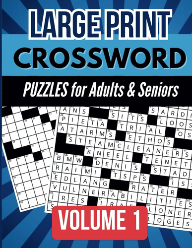 Large Print Easy-Medium Crossword Puzzles for Adults and Seniors, Volume 1 - Foto 10 di 12