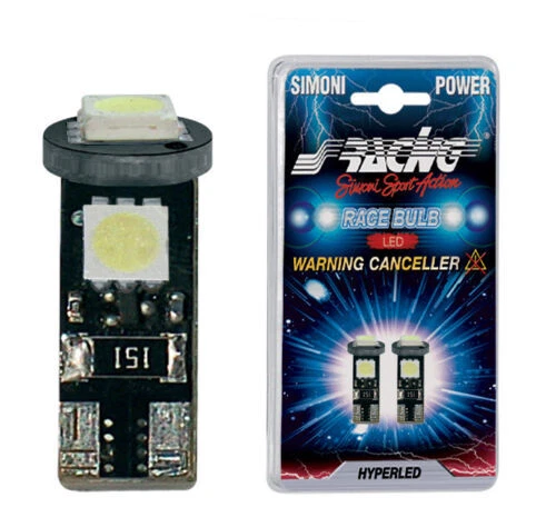 Luce di posizione bianca per auto tuning ed elaborate