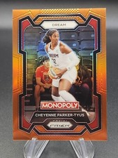 2024 Panini WNBA Monopoly Prizm Cheyenne Parker Orange /124 Dream #21