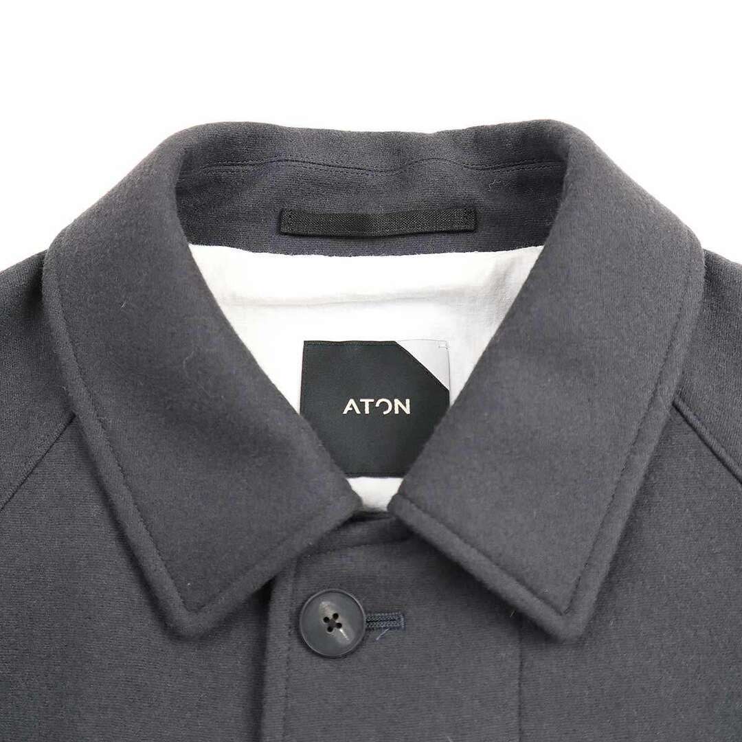 ATON AITON 21AW SUPER 160S DOUBLE SAXONY BALMACAAN COAT ATON AITON 21AW SUPER 160S DOUBLE SAXONY BALMACAAN COAT