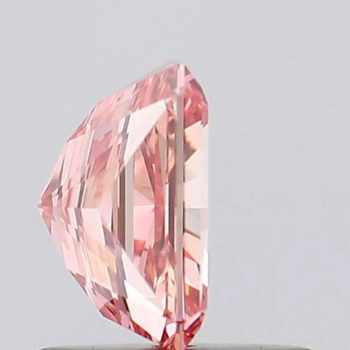 0.71ct Radiant Cut Labgrown Diamond IGI Certified F.Vivid Pink Color VS2 Clarity - Picture 3 of 5