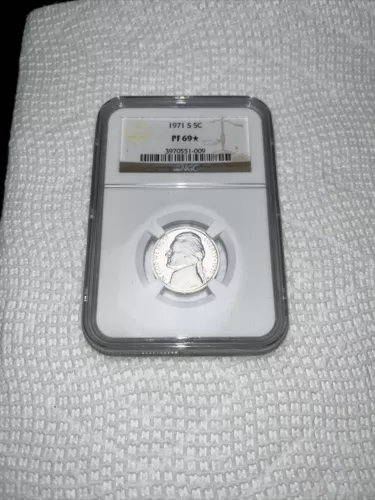 1971 S Jefferson Nickel PF69* NGC Certified