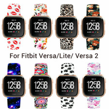 Replacement Print Silicone Sport Watch Band Soft Strap For Fitbit Versa 2/lite