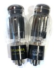 Pair 2 6AS7G Amplifier Electron Rectifier Vacuum Tubes RCA TV-7 Tested T207