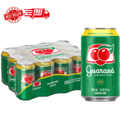 Antarctica - Soda Guarana - 11.83 Fl. Oz. (PACK OF 12) | Guaraná - 350ml
