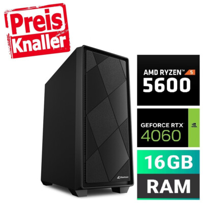 Gaming PC AMD Ryzen 5 5600 3.50-4.40GHz, Nvidia RTX 4060, 16GB RAM, 1TB M.2 SSD