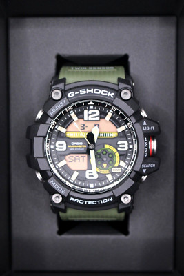 CASIO G-SHOCK GG-1000-1A3JF MUDMASTER Green Band Twin Sensor Herrenuhr Geschenk