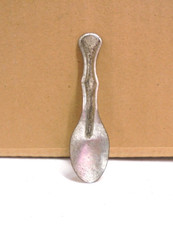 Vintage Metal Toy Spoon Pretend Kitchen Preschool 3.5" Long