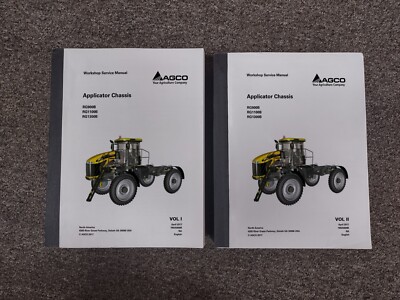 AGCO AG CHEM RG900B RG1100B RG1300B Applicator Chassis RoGator Service Manual