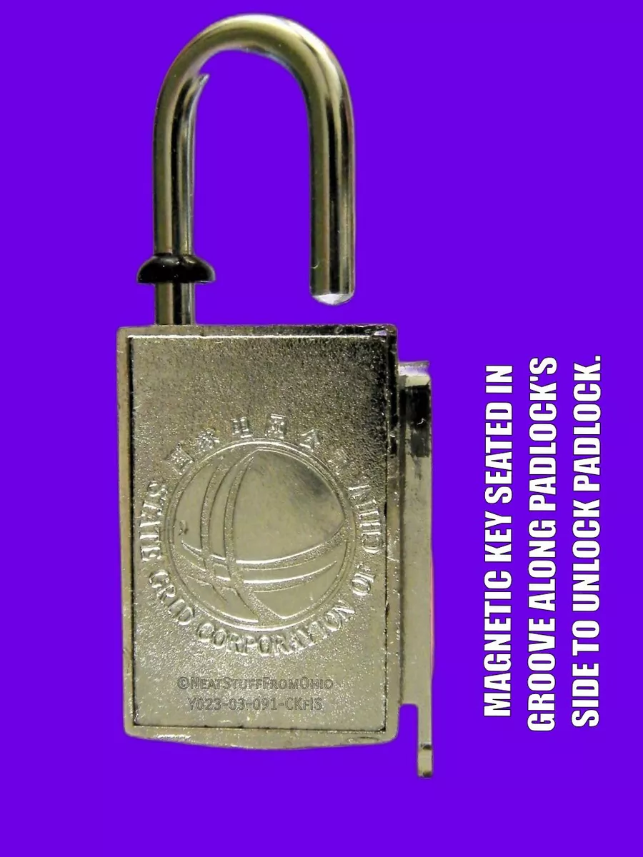 MAGNETIC PADLOCK AND KEY REALLY COOL LOCK TECHNOLOGY BY KUN LUN
