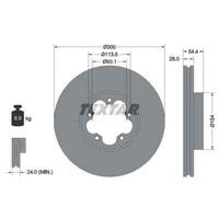 Textar 2X Bremsscheibe 92231500
