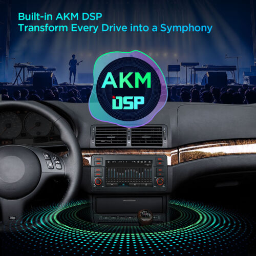 Für BMW E46 Autoradio Android 14 Octa Core 4+64G GPS NAVI 7" 2K AKM-DSP WIFI BDS - Bild 17 von 20