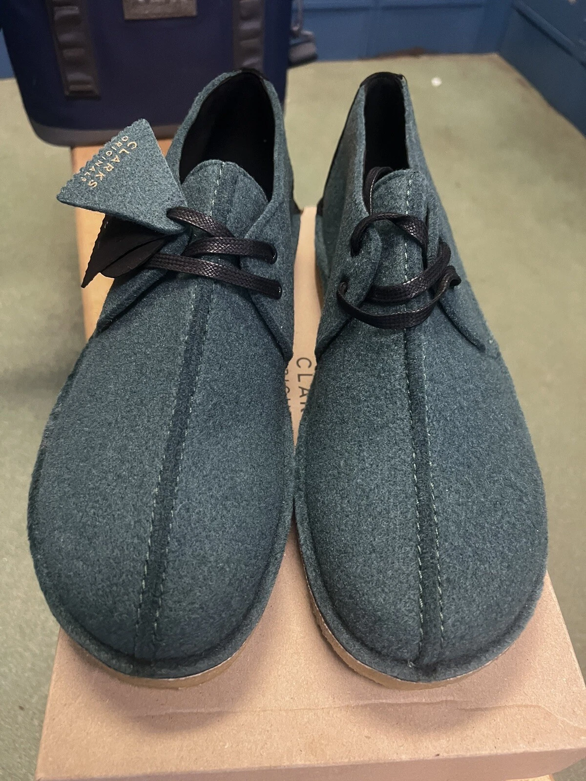 PUMA Clarks Originals Uomo Desert Trek Feltro Verde 26168865