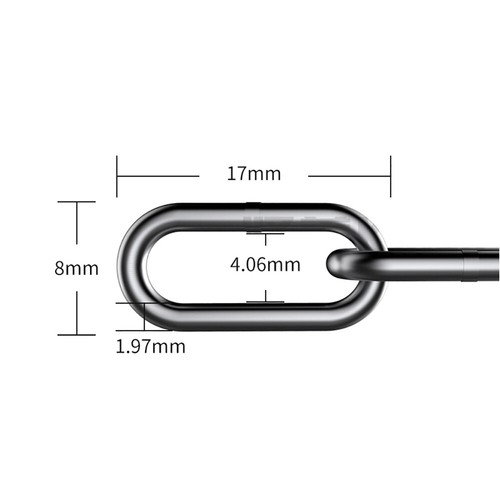 1.2 mm-12mm 304 Stainless Steels Chain Heavy Duty Durable Security Links 1 Meter - Afbeelding 12 van 34