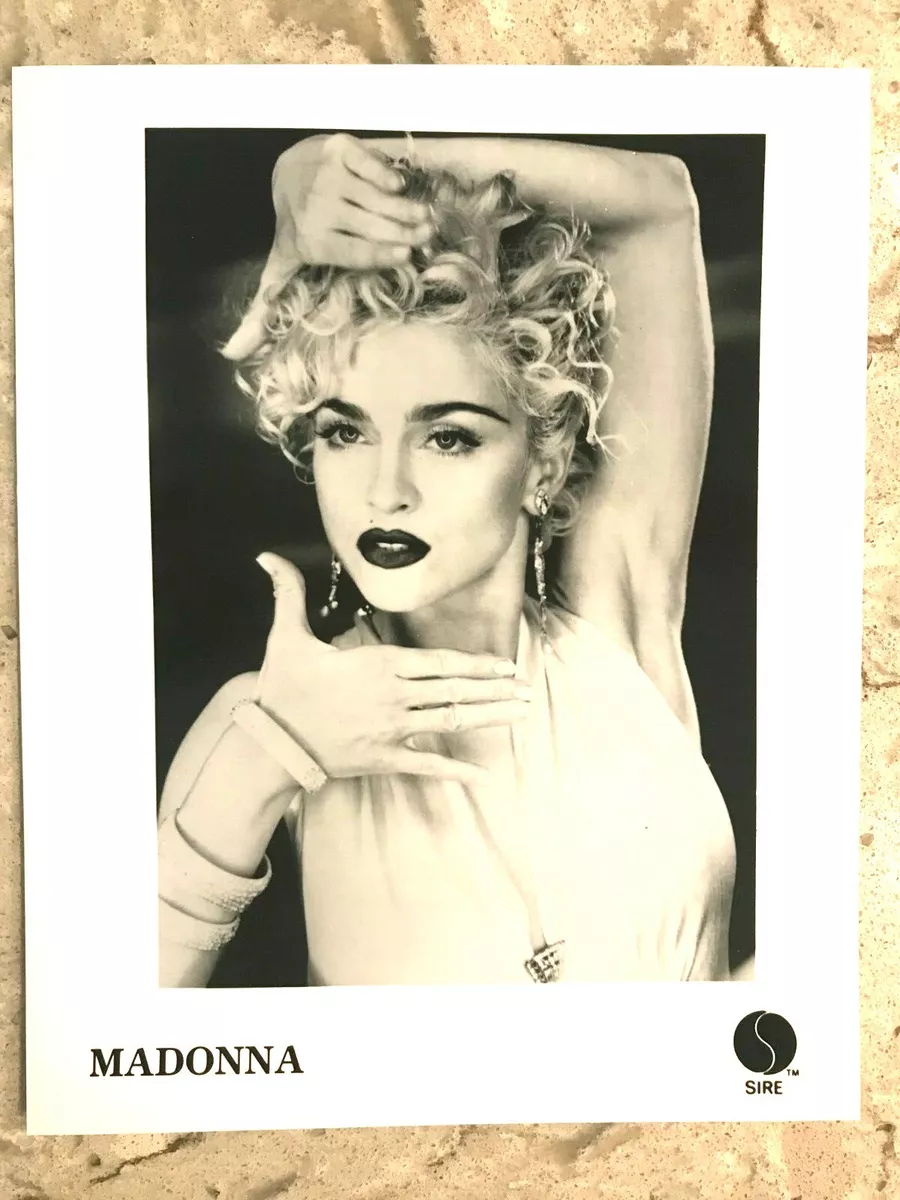 MADONNA - Vogue 1990 Vintage 80's 8x10 Black & White GLOSSY Photo Picture  Images | eBay