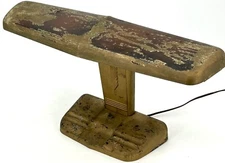 Vintage Mid Century Moe Light Co. Art Deco Industrial Airplane Wing Desk Lamp