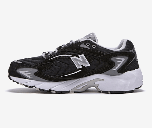 Genuine New Balance 725 ® ( Men All Size UK: 6.5 - 12 ) Black Leather ( ML725R ) - Picture 2 of 14