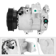 A/C Air Conditioning Compressor W/ Clutch Replacement For Hyundai Accent 2012-17