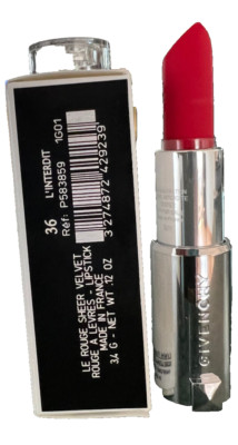 Givenchy Le Rouge Sheer Velvet Matte Lipstick N36 L'Interdit Authentic