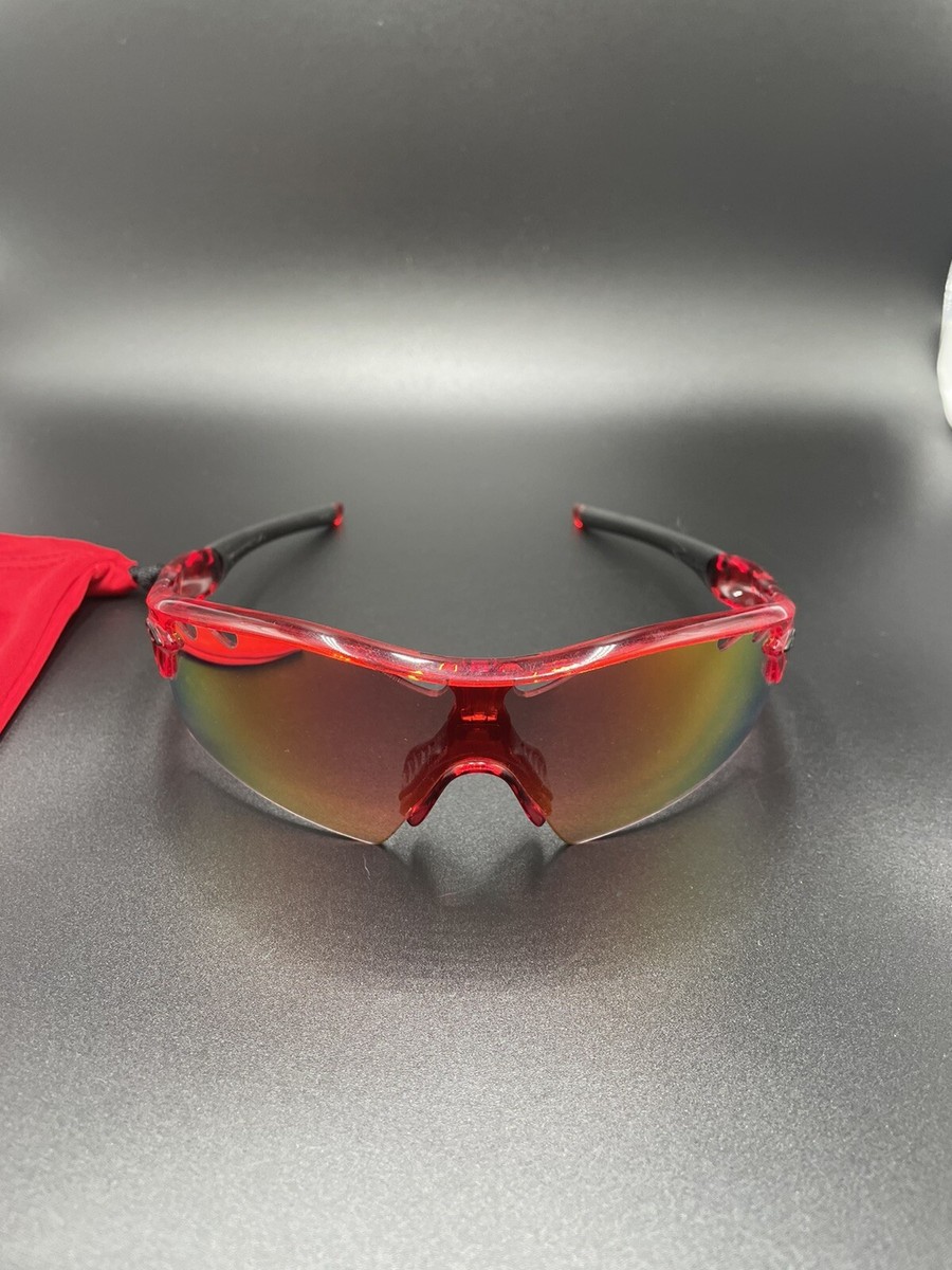 Oakley Radar XL Blades Crystal Red w/ Ruby Photochromatic Lenses