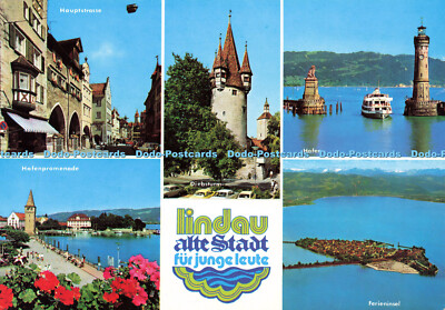 D190047 Ferieninsel Lindau im Bodensee. Hafen. Hafenpromenade. Bodan. Multi View