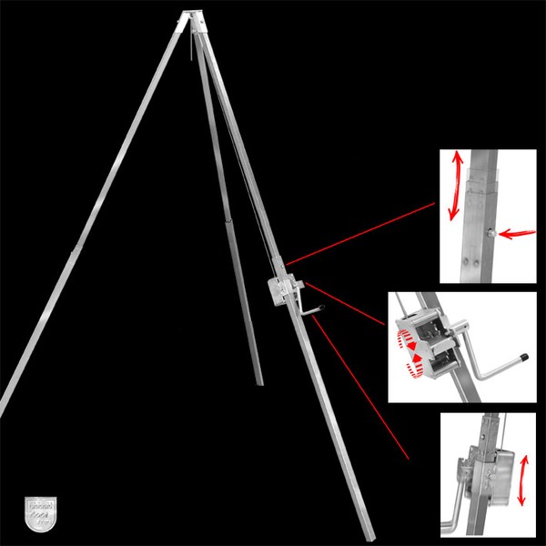 Schneider Dreibein 250 Cm Edelstahl Schwenkgrill Gartengrill-image