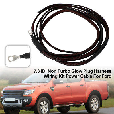 7.3 IDI Non Turbo Glow Plug Harness Wiring Kit Power Cable Für Ford