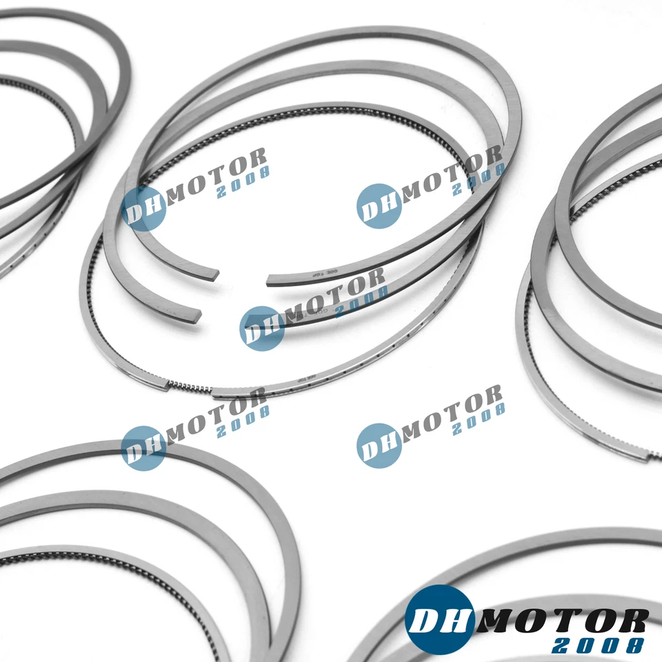 Juego de 8 anillos de pistón Φ96 mm para 4,8 L 970 9PA Porsche Cayenne Panamera S GTS Turbo Foto 4 de 4