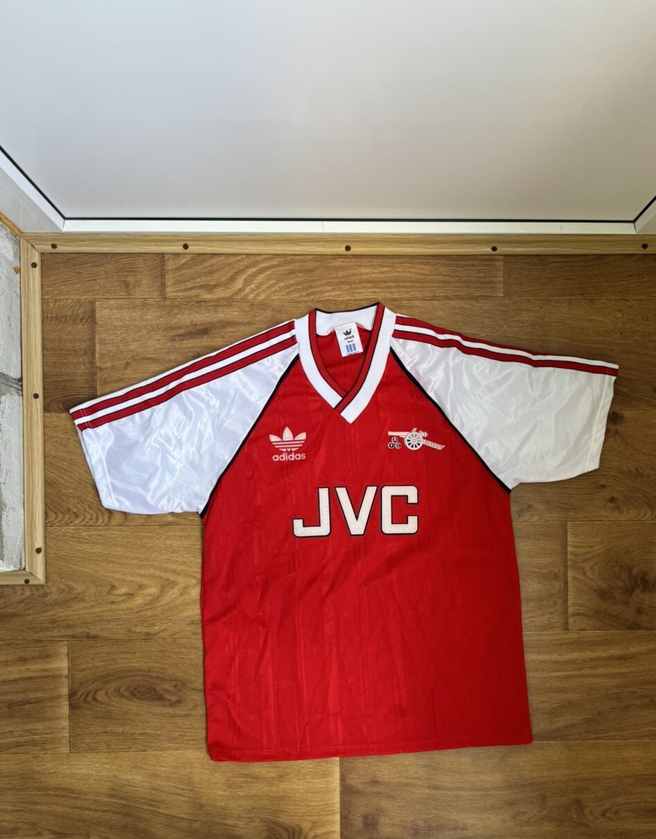 Arsenal FC 1988-1990 Adidas Football Shirt Soccer Jersey Sz 38-40