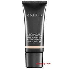 COVER FX NATURAL FINISH OIL FREE FOUNDATION MAKEUP 1.0 OZ / 30 ML F/S NIB SEALED